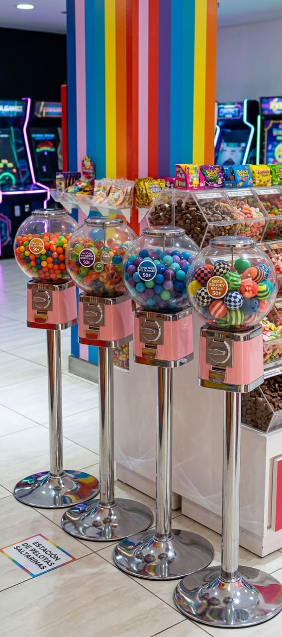 Máquinas de pelotas saltarinas